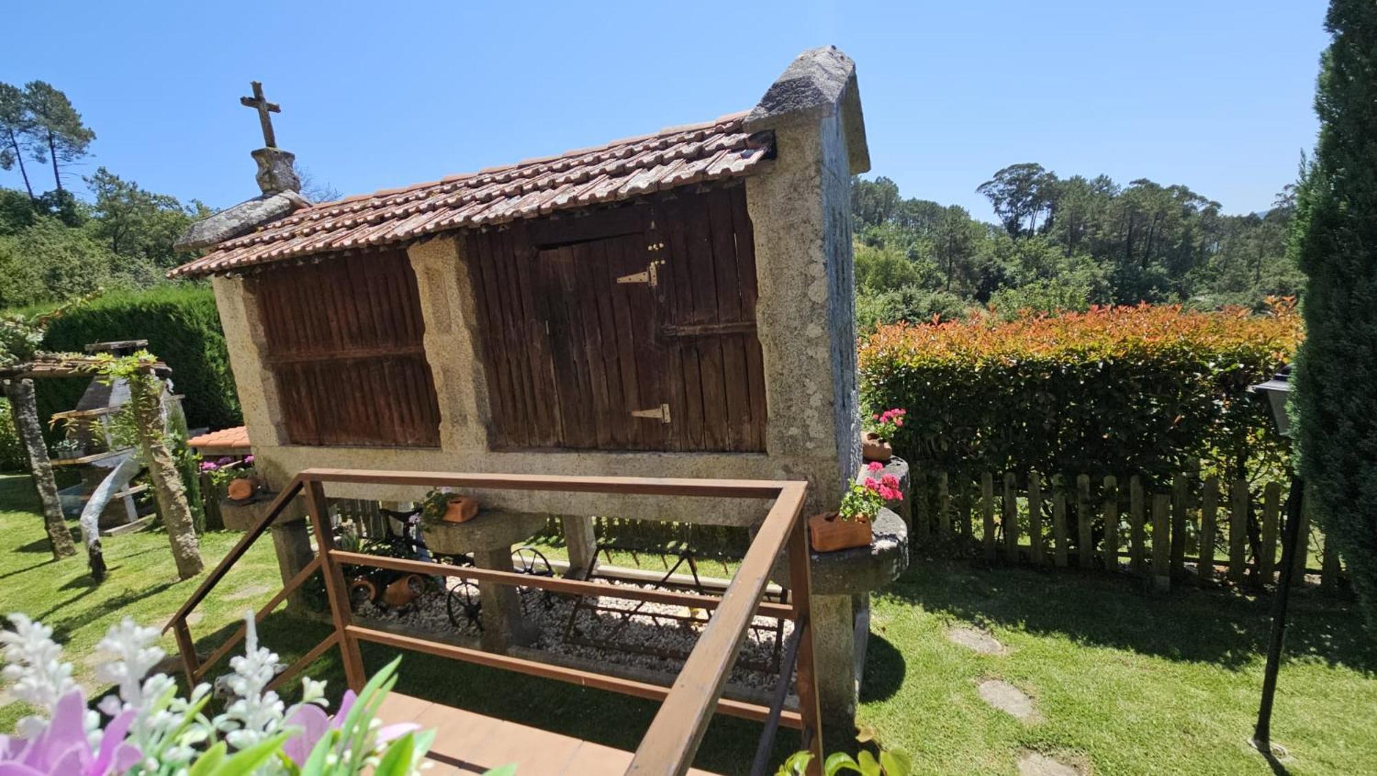 Casa Rural O Carballo Da Pedra La Caniza Buitenkant foto