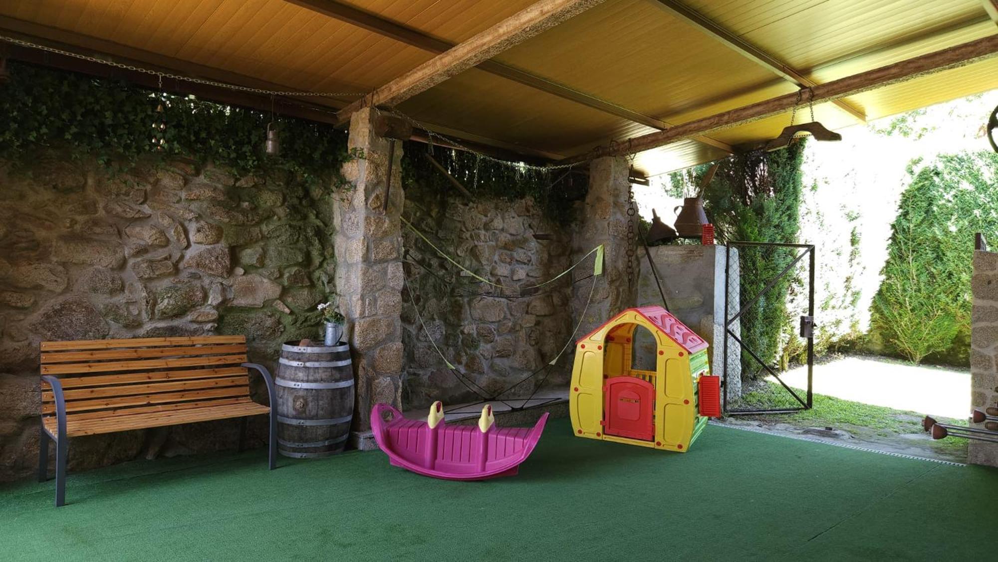 Casa Rural O Carballo Da Pedra La Caniza Buitenkant foto